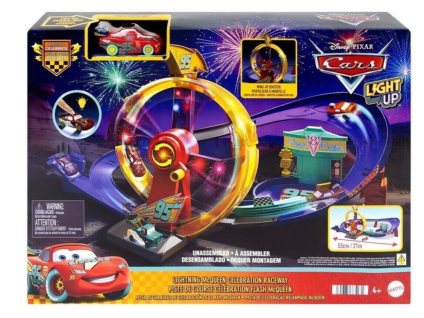 Hrací set Disney Pixar Cars Lighting Mcqueen Celebration