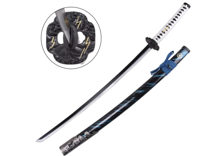 Katana Ghost Of Tsushima Jin Sakai modrá