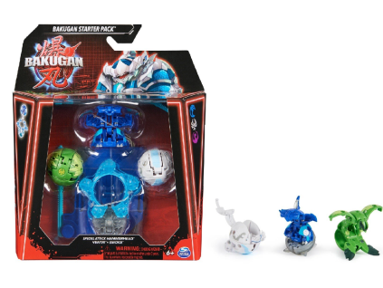 Bakugan Starter Pack Special Attack Hammerhead, Ventri, Smoke