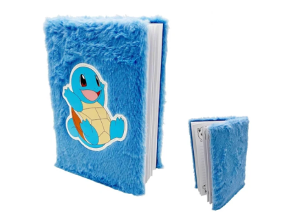 Plyšový zápisník Pokémon Squirtle A5