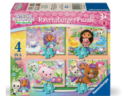 Puzzle Gábinin kouzelný domek 4v1