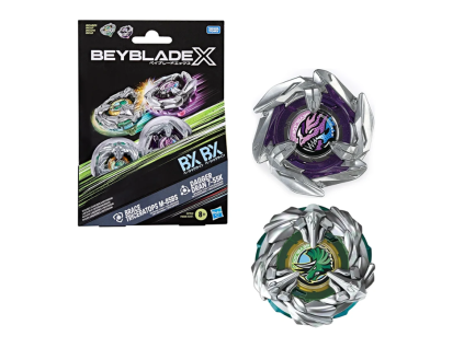 Beyblade X Dual Pack Brace Triceratops M85BS vs Dagger Dran 755K