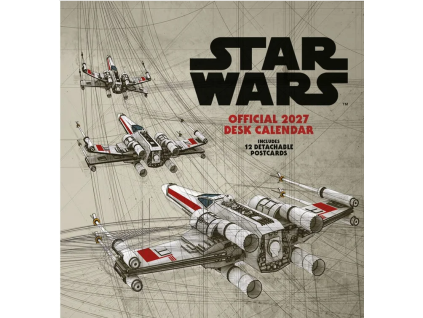 Stolní kalendář 2027 Star Wars