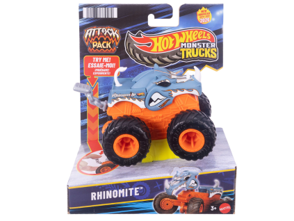 Hot Wheels Monster Trucks Attack Pack Rhinomite