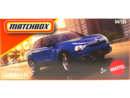 Matchbox Citroën ë C4 modrý