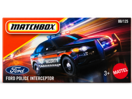 Matchbox Ford Police Interceptor JHR84