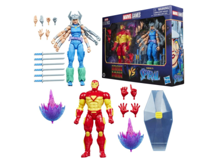 Figurka Iron Man vs Marvels Spiral 15cm