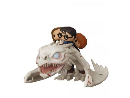 Funko POP! 93 Rides Harry Potter Harry Hermione and Ron Riding Gringotts Dragon1