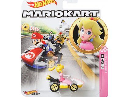 Toys Hot Wheels Mario Kart Princess Peach Standard Kart DieCast1