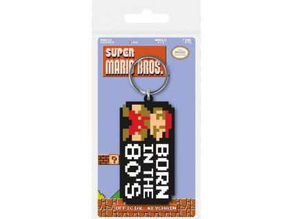 Merch Klíčenka Nintendo Super Mario Bros Born In The 80s