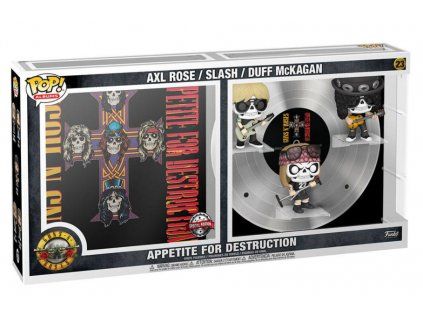 Merch Funko Pop! 23 Guns N Roses Appetite For Destruction Axl Rose, Slash, Duff Mckagan