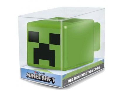 Merch Hrnek Minecraft 3D Creeper Face