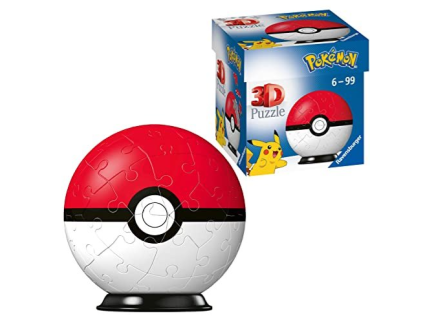 Merch Puzzle Pokémon 3D Pokéballs 55 dílků
