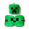 Cestovní polštář a maska na oči Minecraft Creeper
