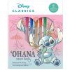 Set zápisníku a gelových per Disney Stitch