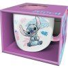 Hrnek Disney Stitch bílorůžový