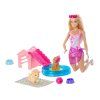 Barbie štěněčí párty u bazénu1