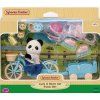 Sylvanian Families 5652 Panda a cyklobruslařský set