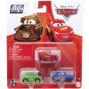 Disney Cars Mini Racers 3ks Hudson Hornet, Chick Hicks, McQueen