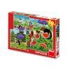 Puzzle Krteček a paraplíčko 3x55dílků
