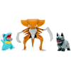 Figurky Pokémon Battle Poochyena, Totodile a Kabu1