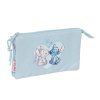 Pouzdro Stitch Trojité světle modré