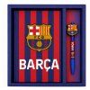 Zápisník s propiskou FC Barcelona