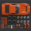 Hot Wheels Premium Brick Shop Building Set Lamborghini Miura P400 SV 12