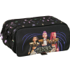 Trojitý penál Kpop Demon Hunters Sound černý