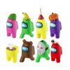 Merch Sada figurek Among Us Crewmate Stampers 3 ks 4,5 cm S2 Random2